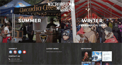 Desktop Screenshot of microbrewandmusic.com